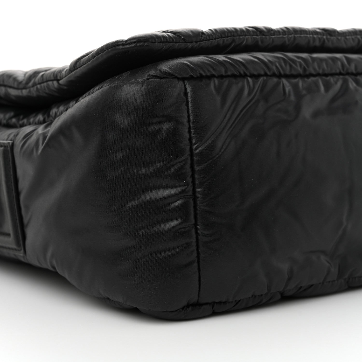 Chanel Nylon Small Coco Cocoon Messenger Bag Black 9 of 10