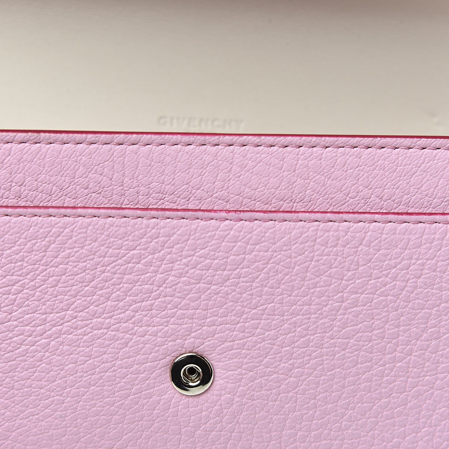 Givenchy Goatskin Pandora Flap Continental Wallet Bright Pink 10 of 11