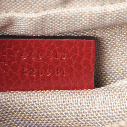 Gucci Monogram Mini Bree Messenger Bag Red 9 of 9