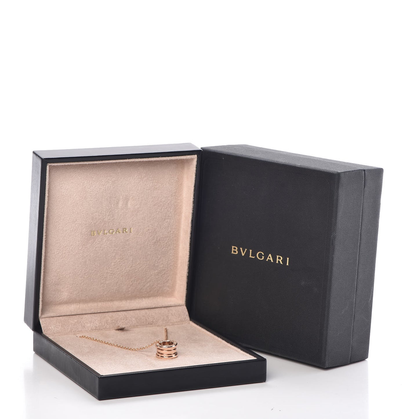 18K Rose Gold B.Zero1 Pendant Necklace