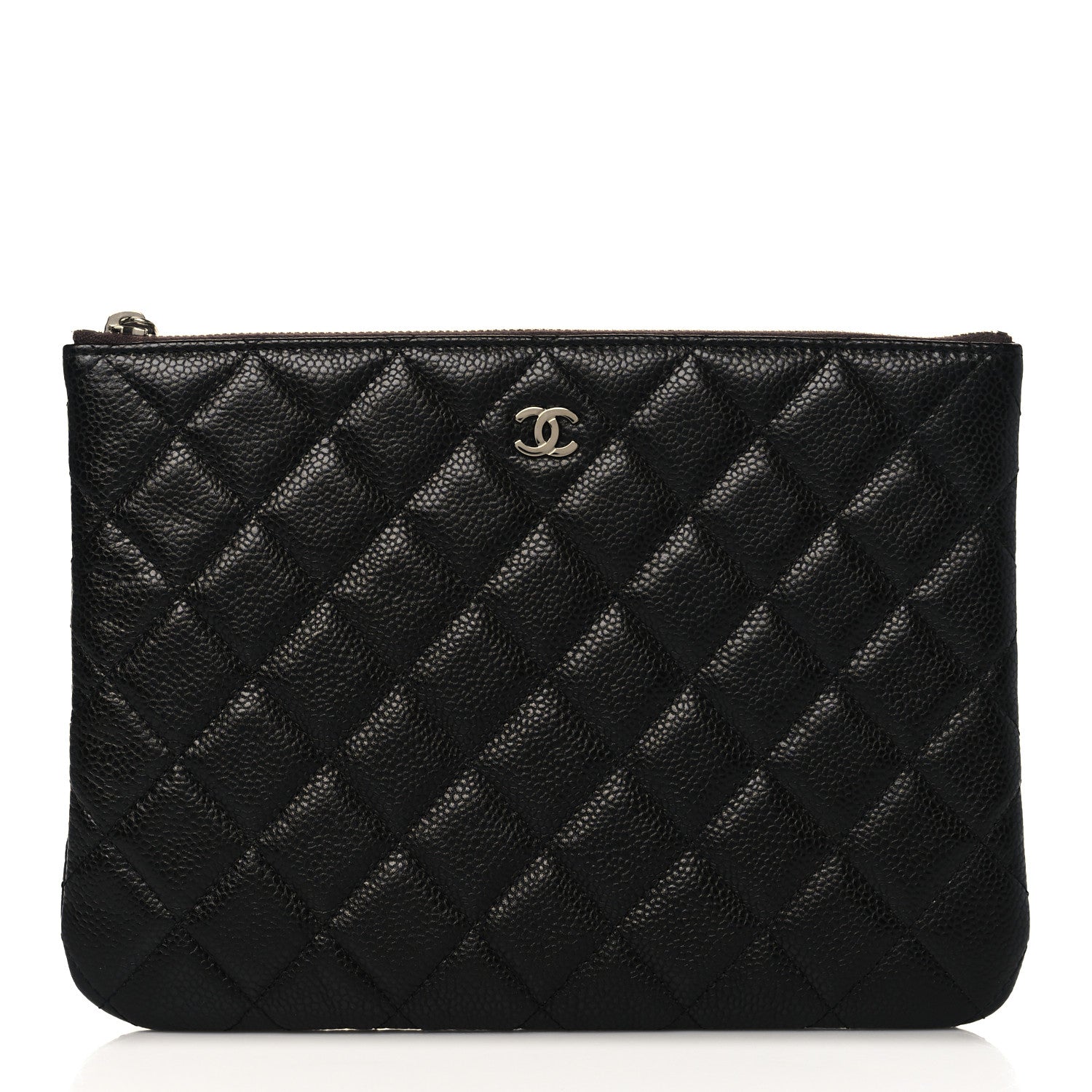 Chanel Caviar Quilted Medium Cosmetic Case Black 1 of 8
