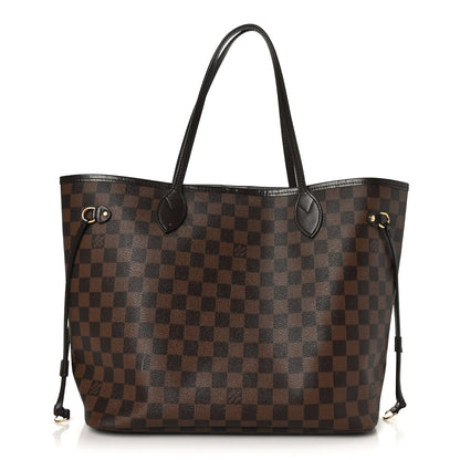 Louis Vuitton Damier Ebene Neo Neverfull MM Rose Ballerine 3 of 13