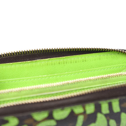 Louis Vuitton Monogram Graffiti Zippy Wallet Green 13 of 15