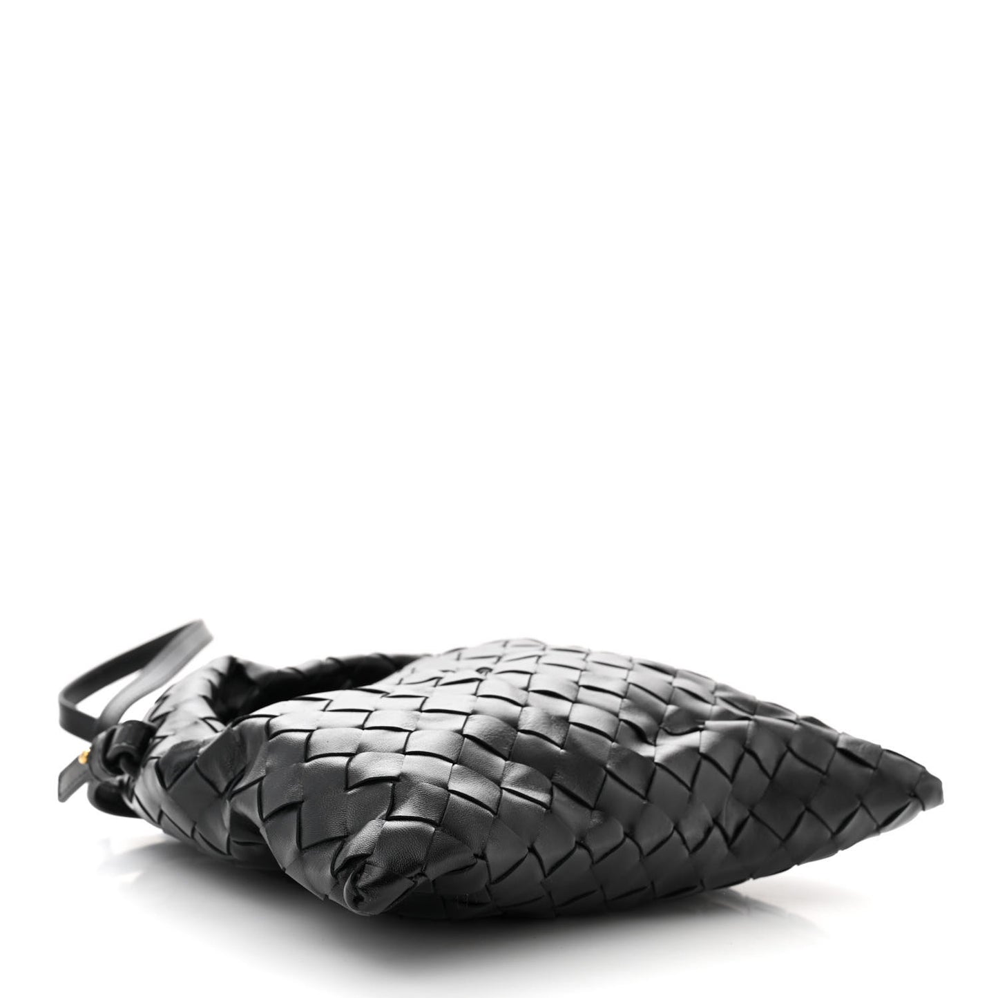 Calfskin Intrecciato Mini Hop Black