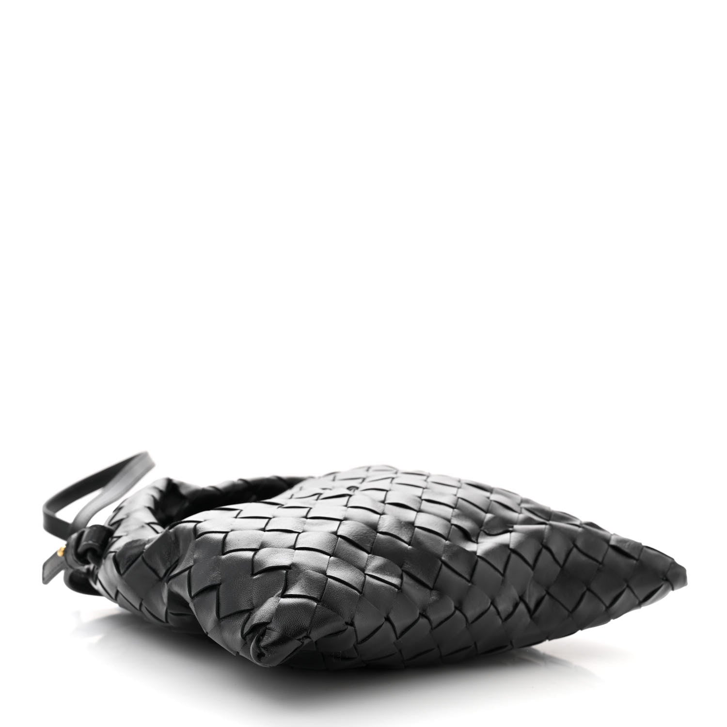 Bottega Veneta Calfskin Intrecciato Mini Hop Black 4 of 11