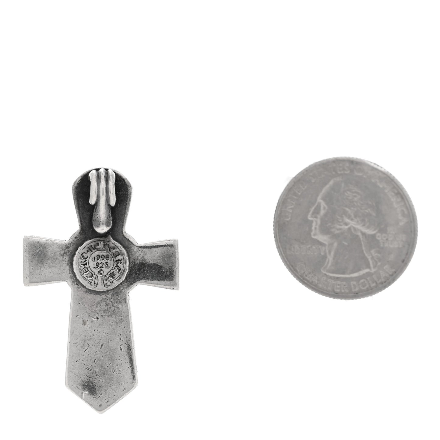 Sterling Silver Vulcan Cross Pendant