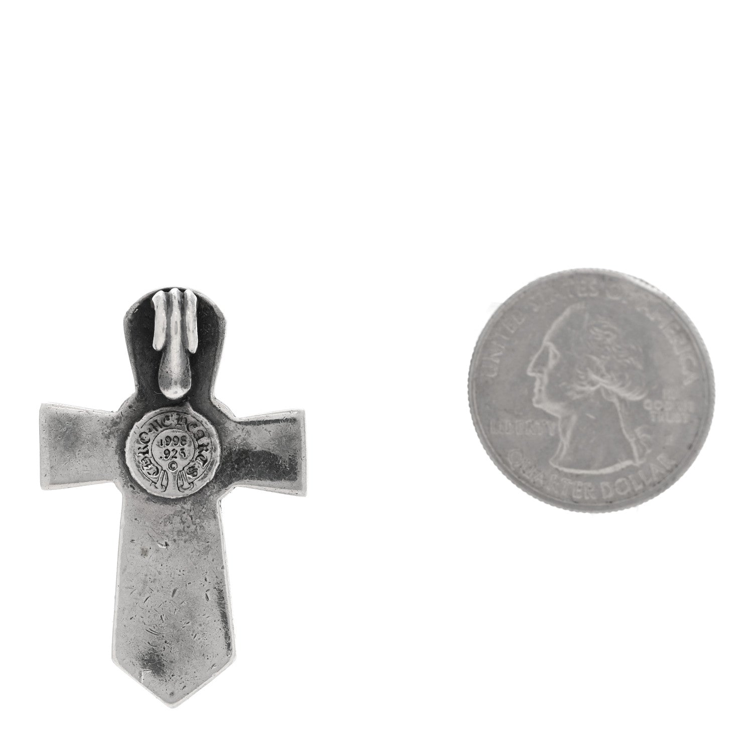 Chrome Hearts Sterling Silver Vulcan Cross Pendant 2 of 3