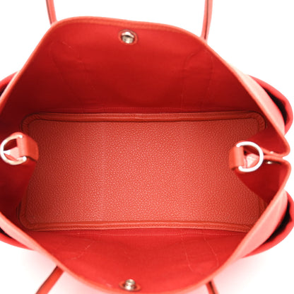 Hermes Toile Militaire Vache Country Garden Party Pockets 36 MM Rouge Tomate Capucine 6 of 17