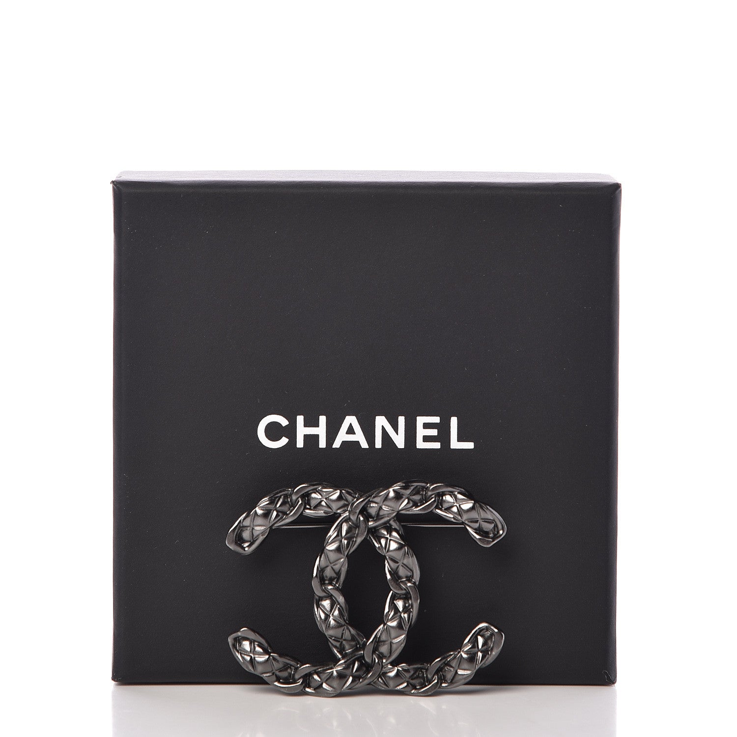Chanel Ruthenium Chain CC Brooch 5 of 5