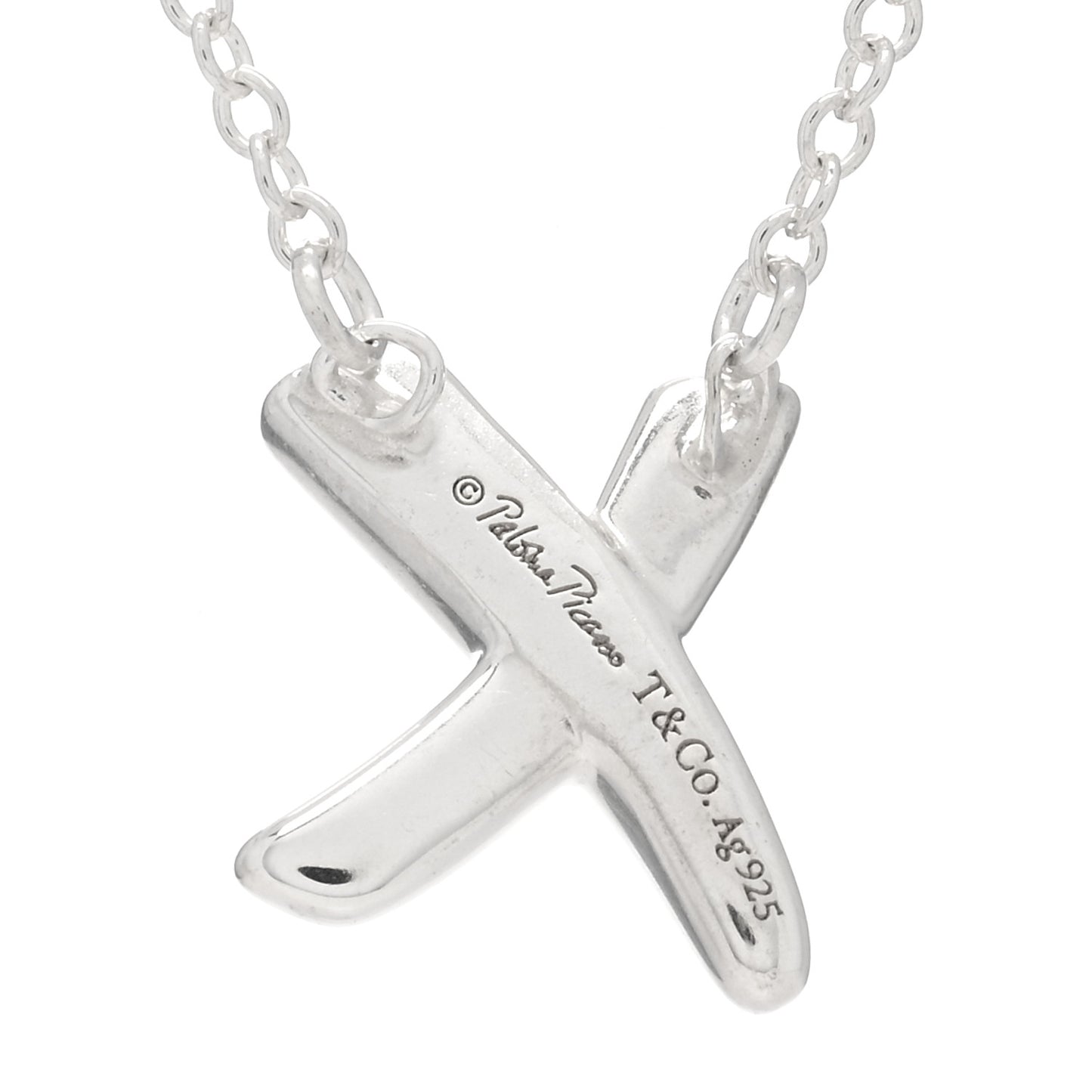 Sterling Silver Paloma Picasso Graffiti X Pendant Necklace