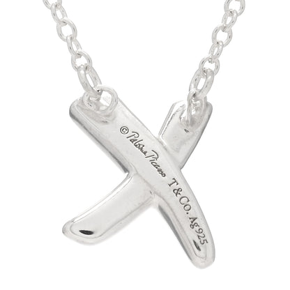 Tiffany Sterling Silver Paloma Picasso Graffiti X Pendant Necklace 4 of 4