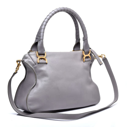 Chloe Calfskin Medium Marcie Satchel Cashmere Grey 3 of 11
