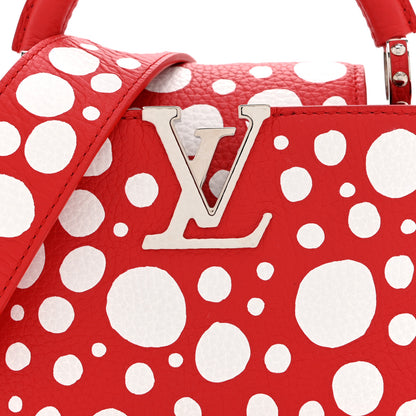 Louis Vuitton LV X YK Taurillon Capucines Mini Red White 7 of 9