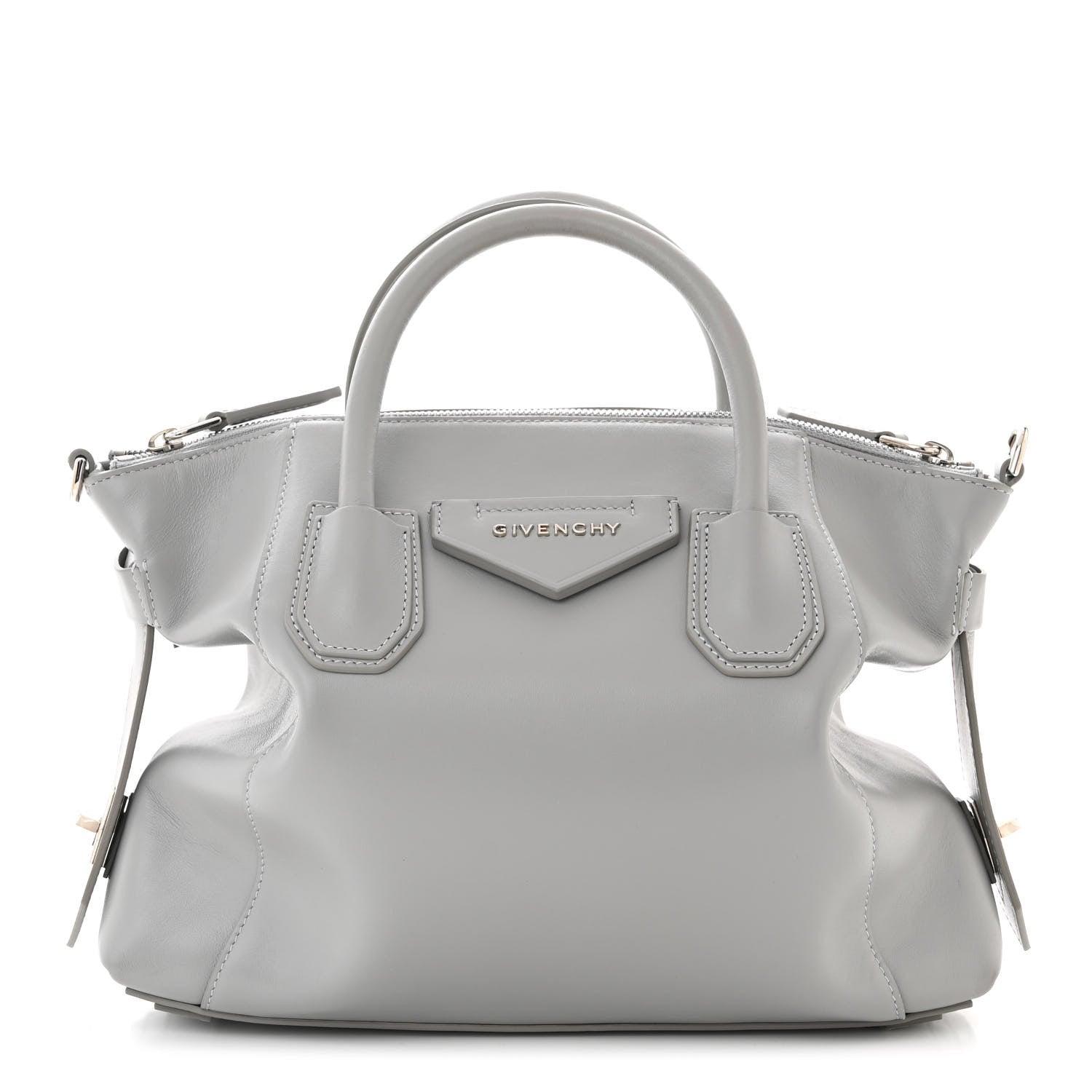 Givenchy Smooth Calfskin Small Soft Antigona Cloud Grey 3 of 11