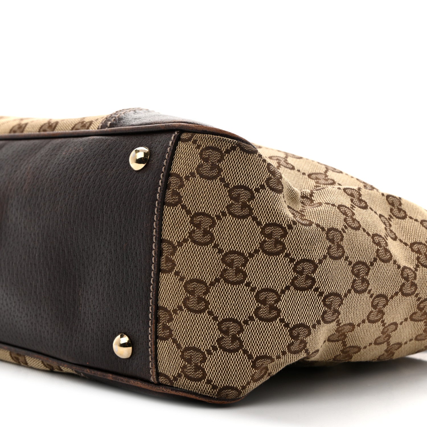 Gucci Monogram Medium Princy Tote Dark Brown 10 of 17