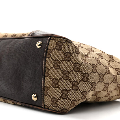 Gucci Monogram Medium Princy Tote Dark Brown 10 of 17