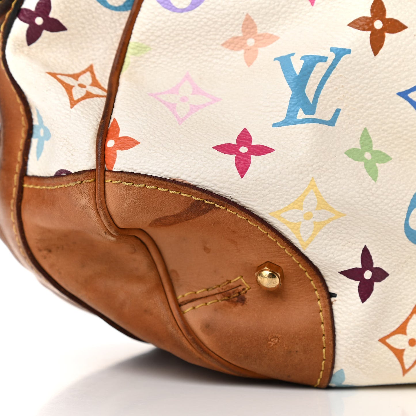 Monogram Multicolor Greta White