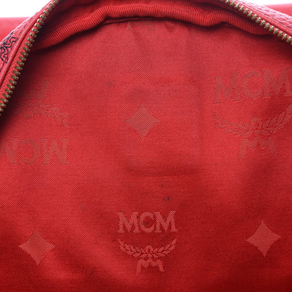 MCM Visetos Medium Sprinkle Stud Stark Backpack Corail 23 of 25