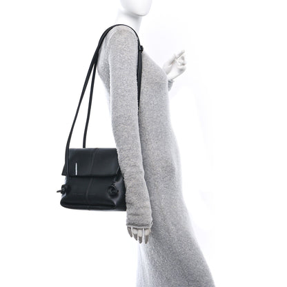Bottega Veneta Calfskin Small Falcon Shoulder Bag Black 2 of 11