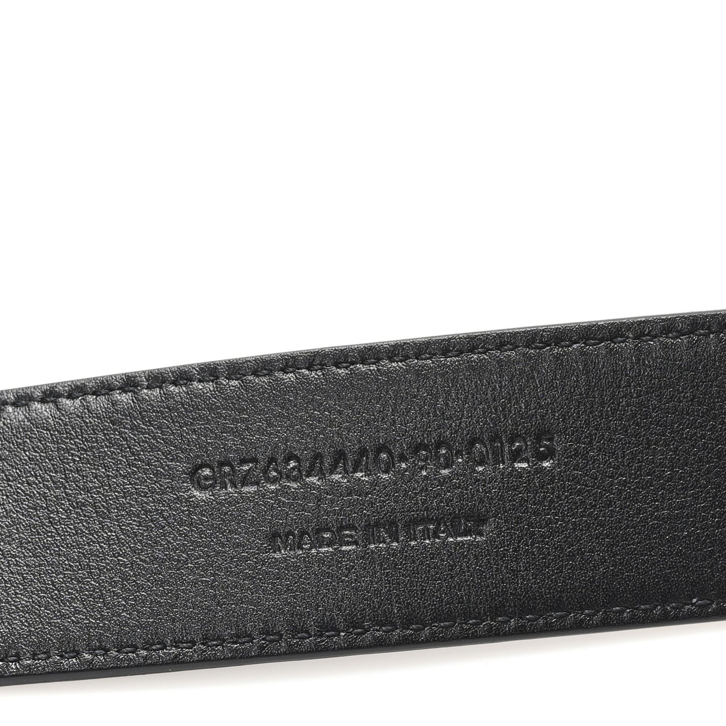 Grained Calfskin Monogram Cassandre Square Buckle Belt 90 36 Black
