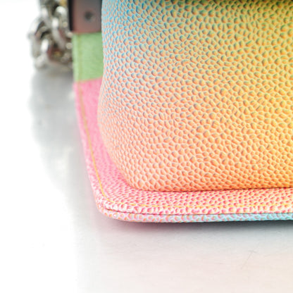 Chanel Caviar Quilted Medium Cuba Rainbow Boy Flap Multicolor 9 of 12