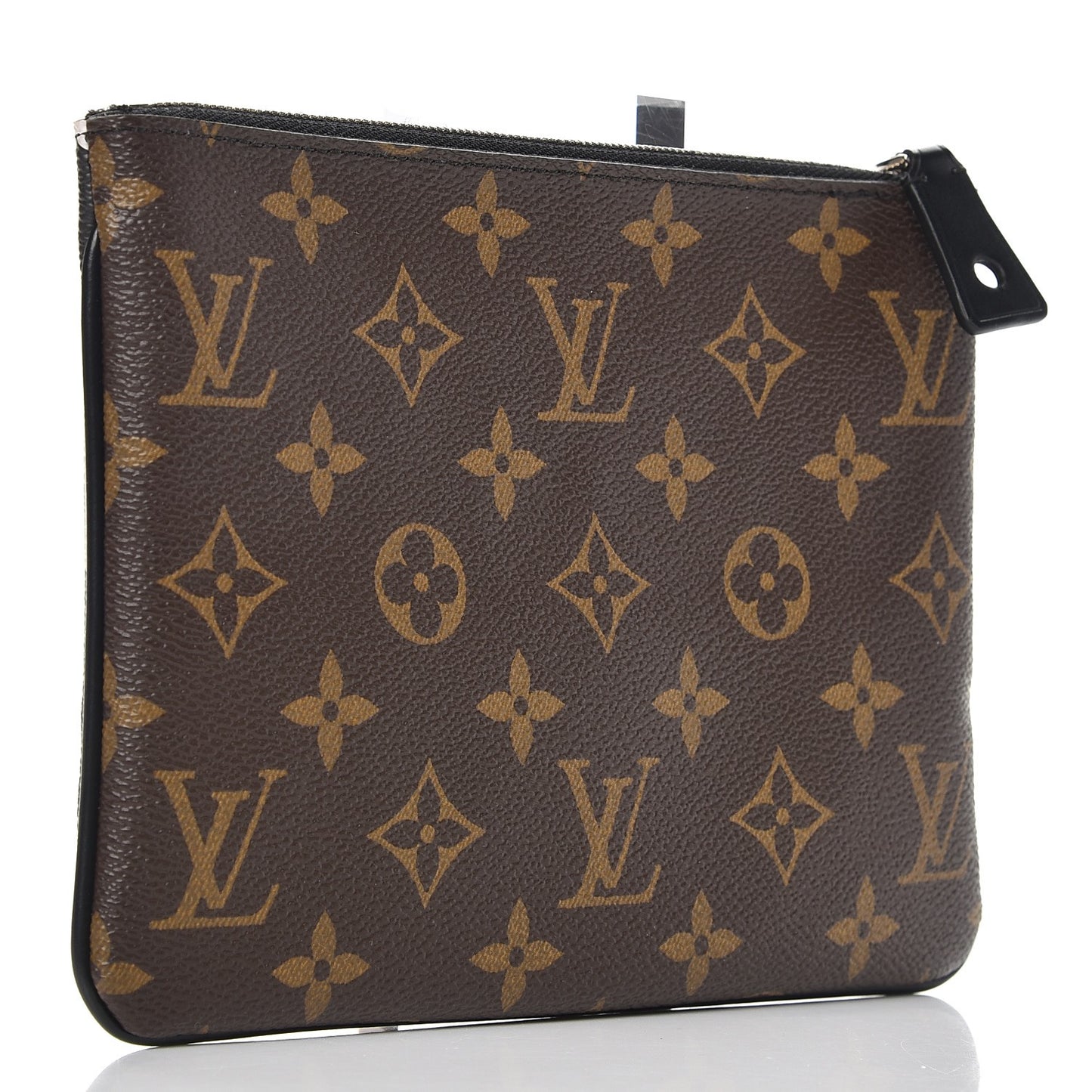 Monogram Stripes Pochette Plate PM