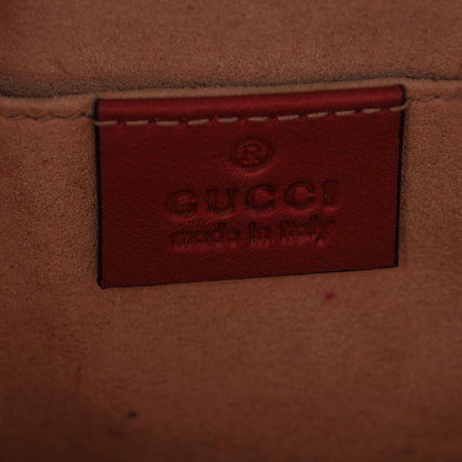 Gucci GG Supreme Monogram Moon Calfskin Small Padlock Shoulder Bag Beige Blue Hibiscus Red Mystic White 6 of 6
