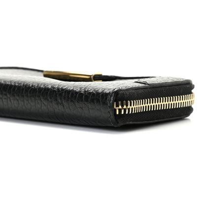 Burberry Grainy Calfskin Zip Around Wallet Black 6 of 11
