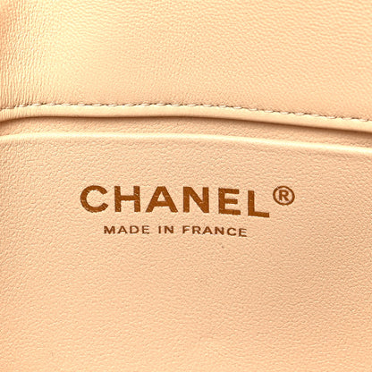 Chanel Lambskin Quilted Small Double Sided Flap Black Beige 7 of 12