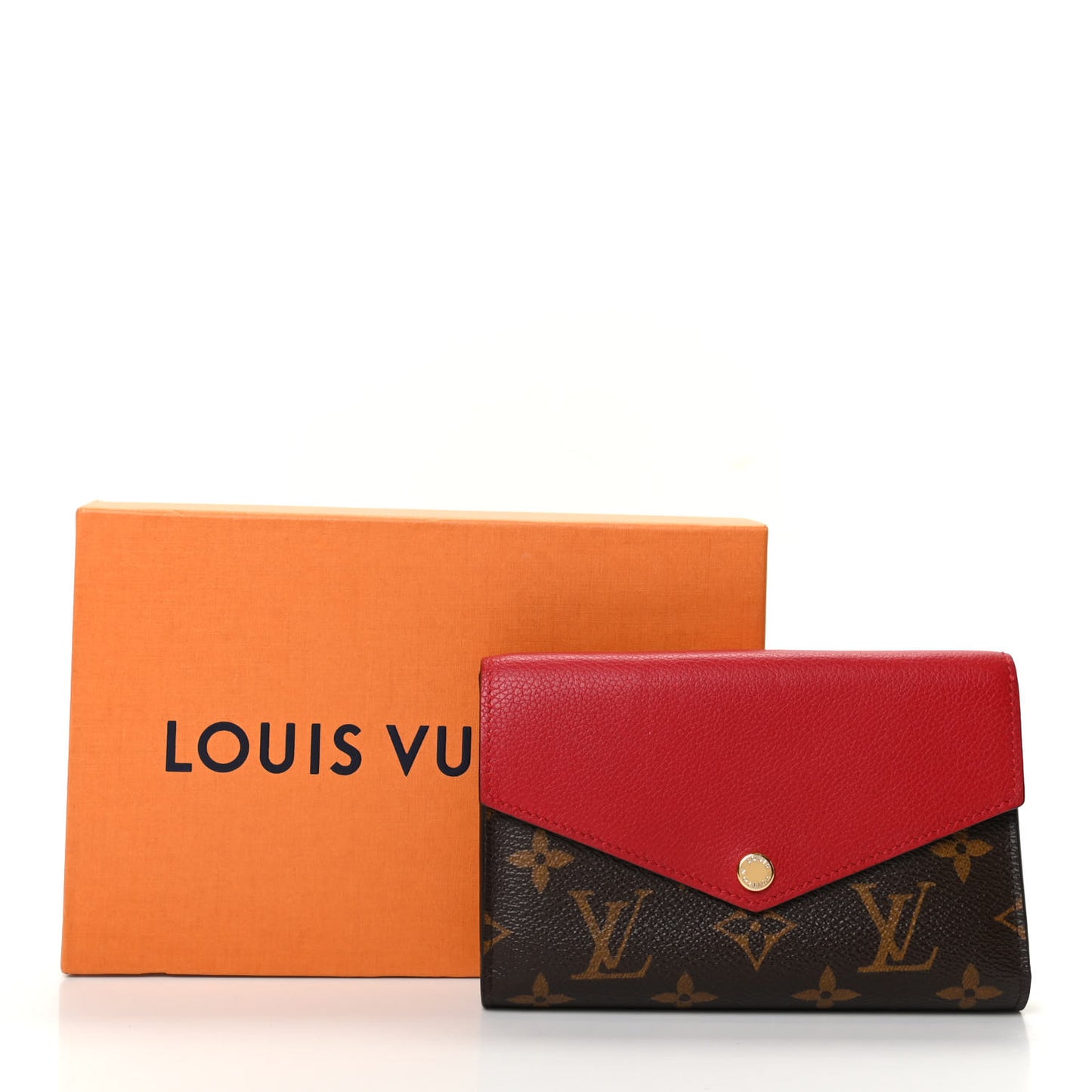 Monogram Pallas Compact Wallet Cherry