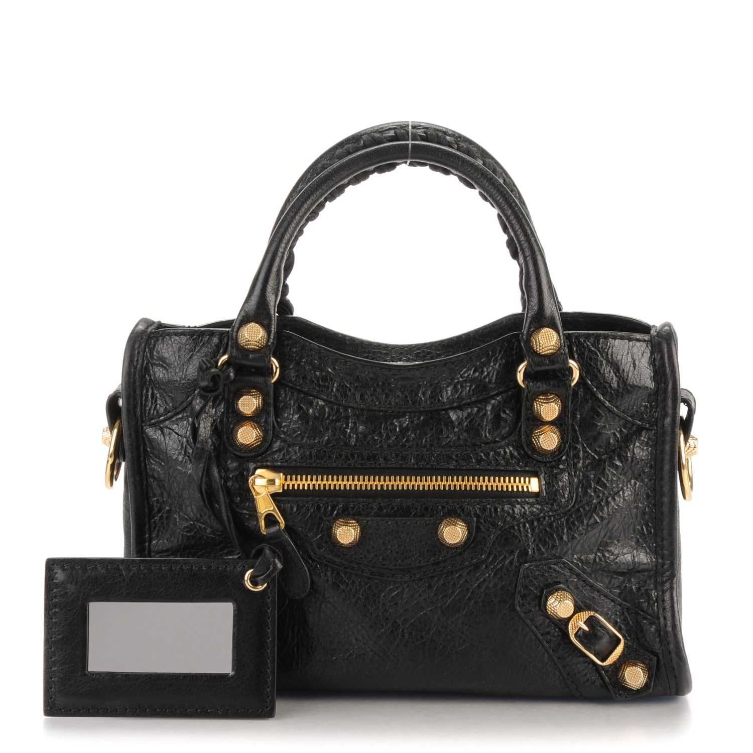 Balenciaga Agneau Giant 12 Gold Hardware Mini City Black 1 of 17