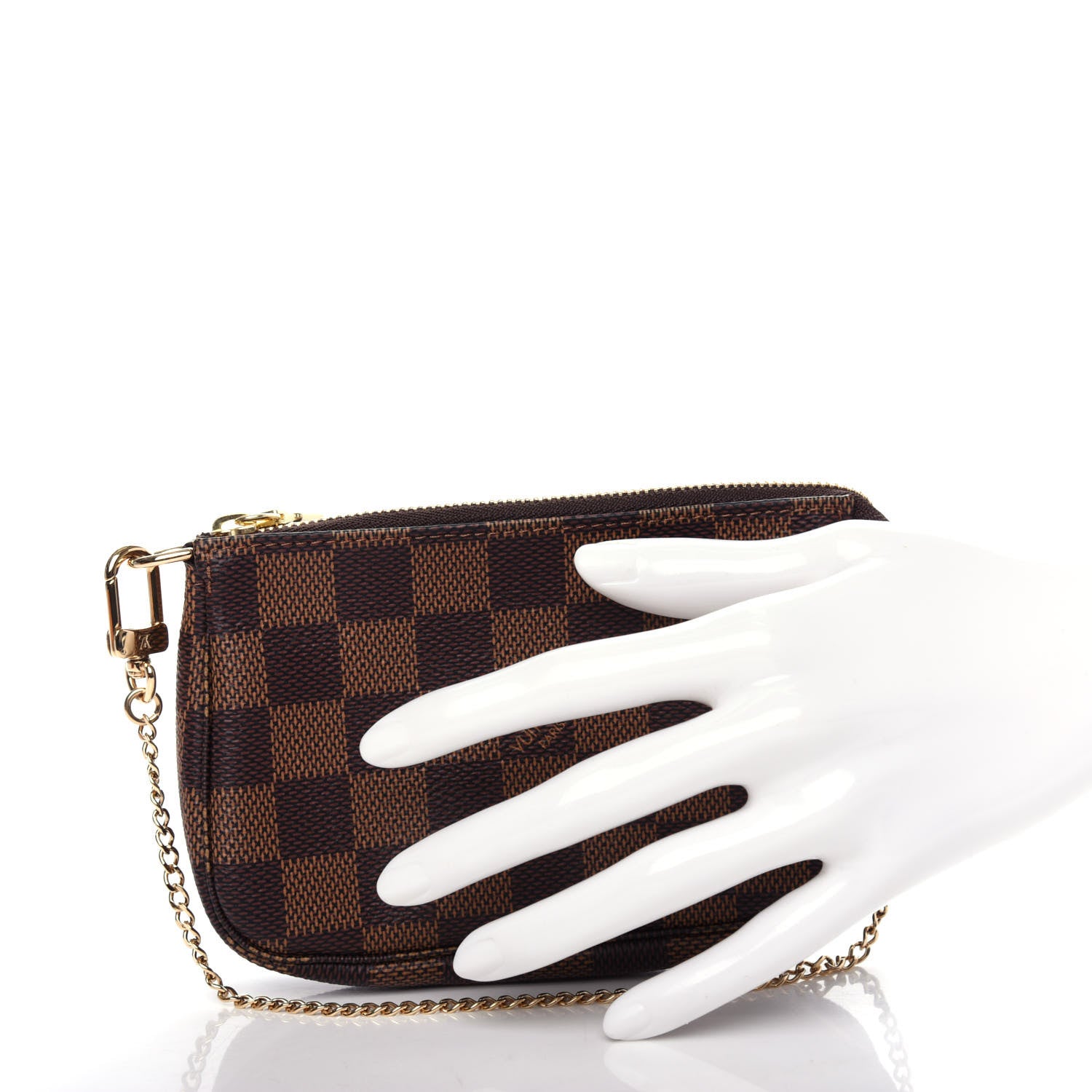 Louis Vuitton Damier Ebene Mini Pochette Accessories 2 of 10