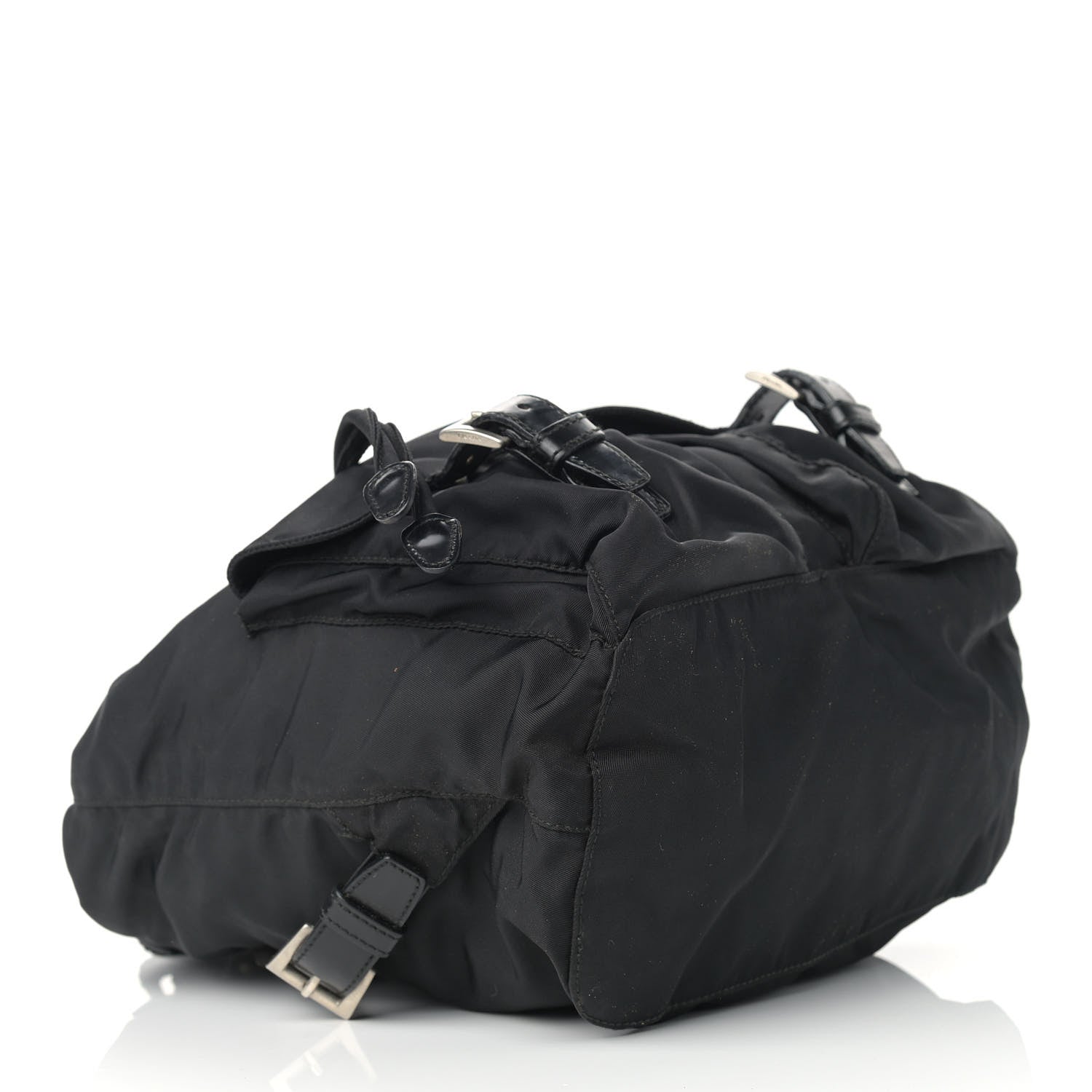 Prada Nylon Vela Medium Backpack Black 4 of 13