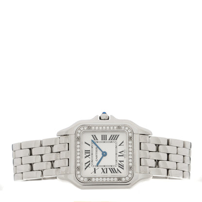 Cartier Stainless Steel Diamond 27mm Panthere Quartz Watch 2 of 5
