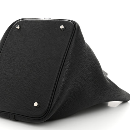 Hermes Taurillon Clemence Picotin Lock 22 MM Black 10 of 10