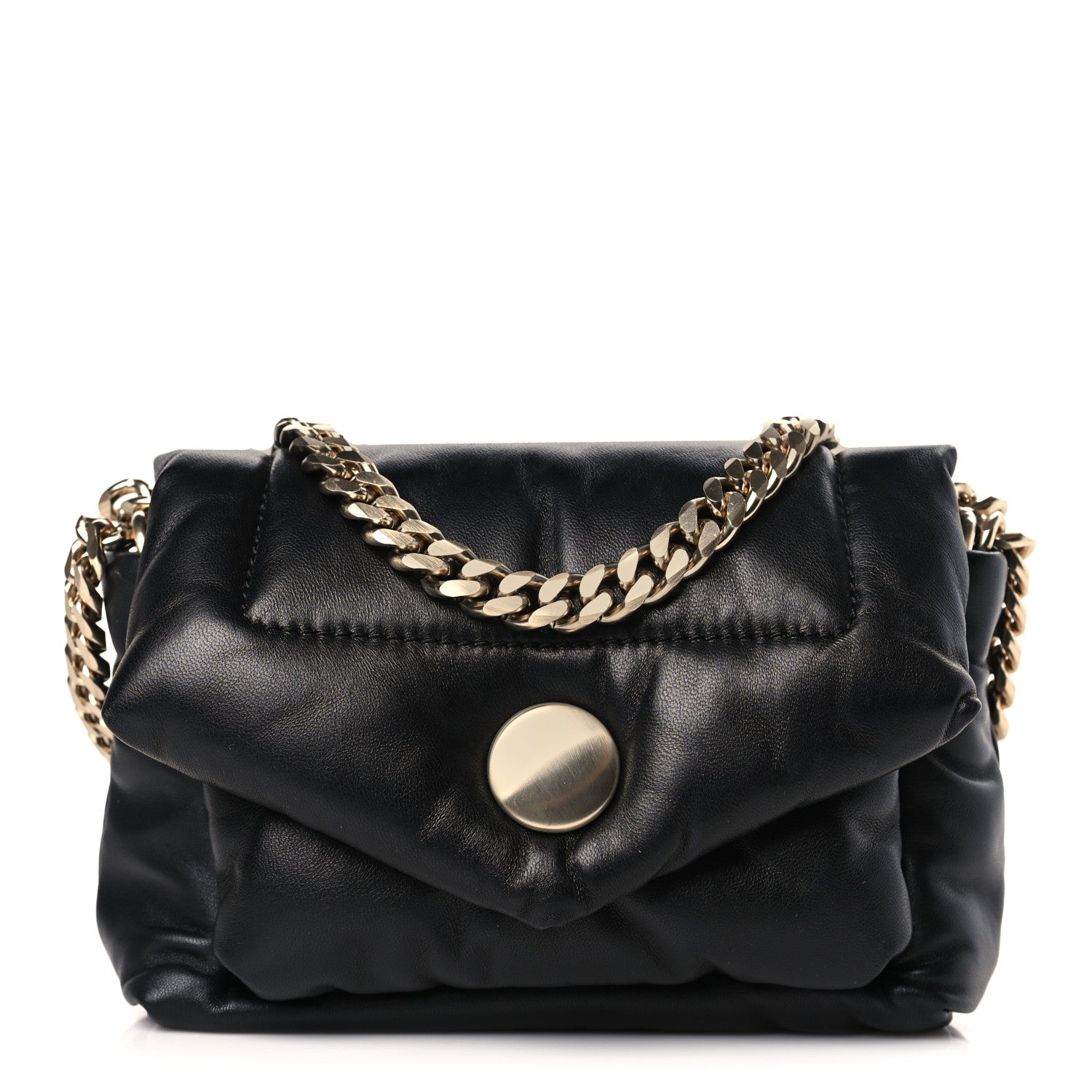 Proenza Schouler Lambskin PS Harris Small Shoulder Bag Black 1 of 9