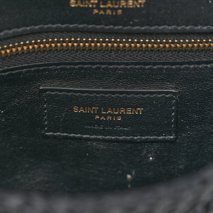 Saint Laurent Raffia Monogram Tassel Kate 99 Black 6 of 11