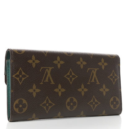 Louis Vuitton Monogram Emilie Wallet Vert 3 of 8