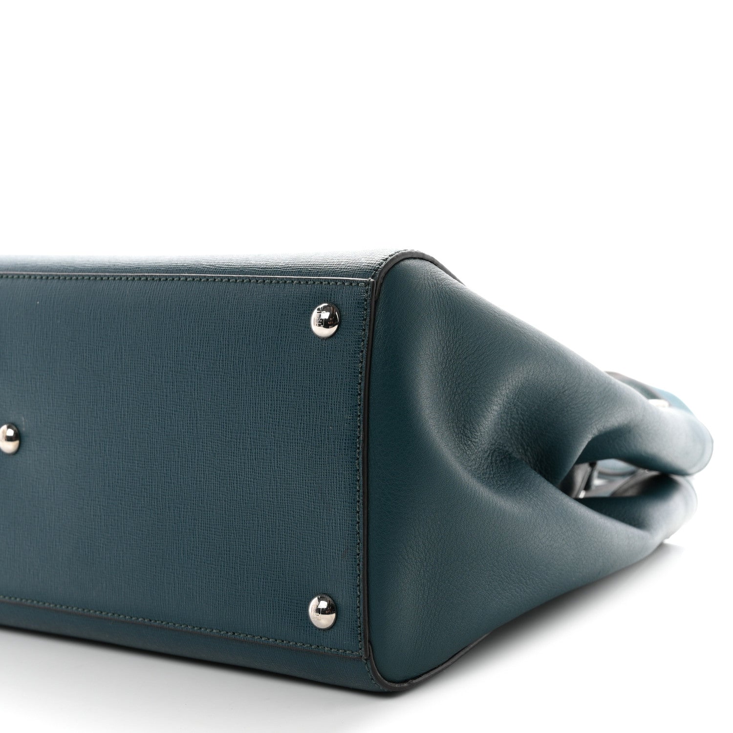 Fendi Vitello Elite Regular 2Jours Tote Oceano 10 of 12