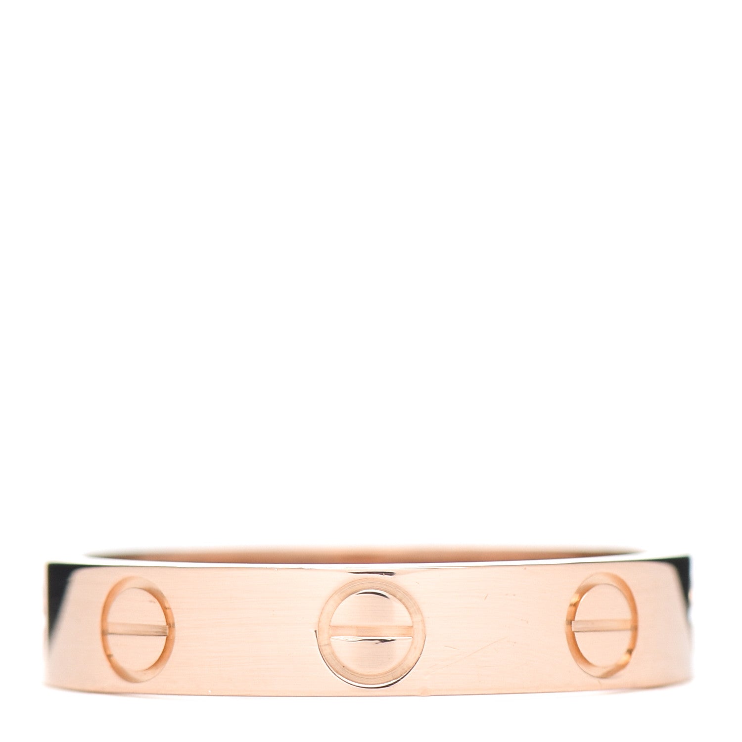 Cartier 18K Pink Gold 3.5mm LOVE Wedding Band Ring 50 5.25 1 of 6