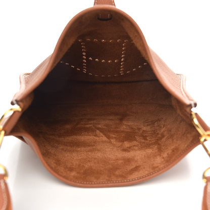 Hermes Taurillon Clemence Evelyne III PM Gold 5 of 9