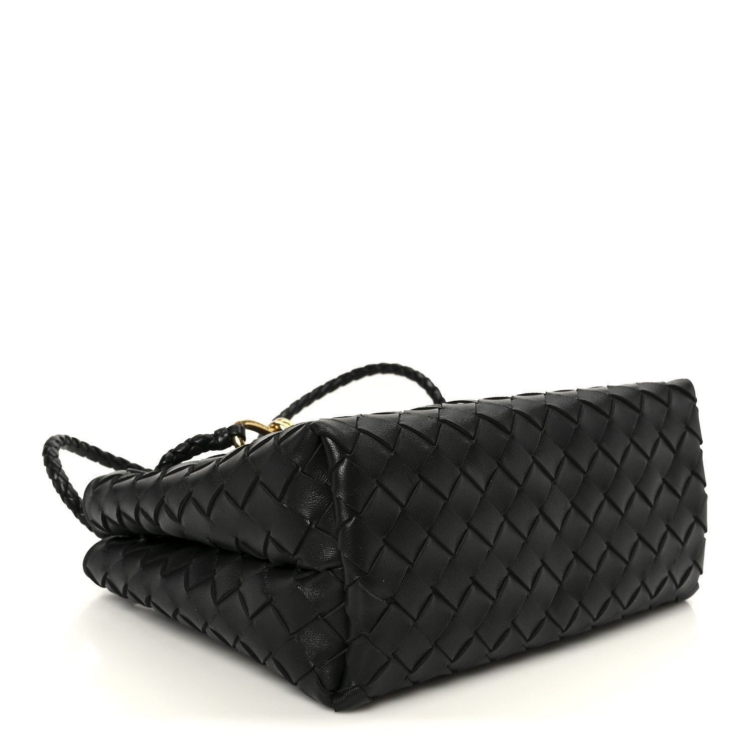 Bottega Veneta Nappa Intrecciato Small Andiamo Shoulder Bag Black 4 of 10