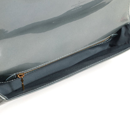 Louis Vuitton Patent Sobe Clutch Givre 5 of 7
