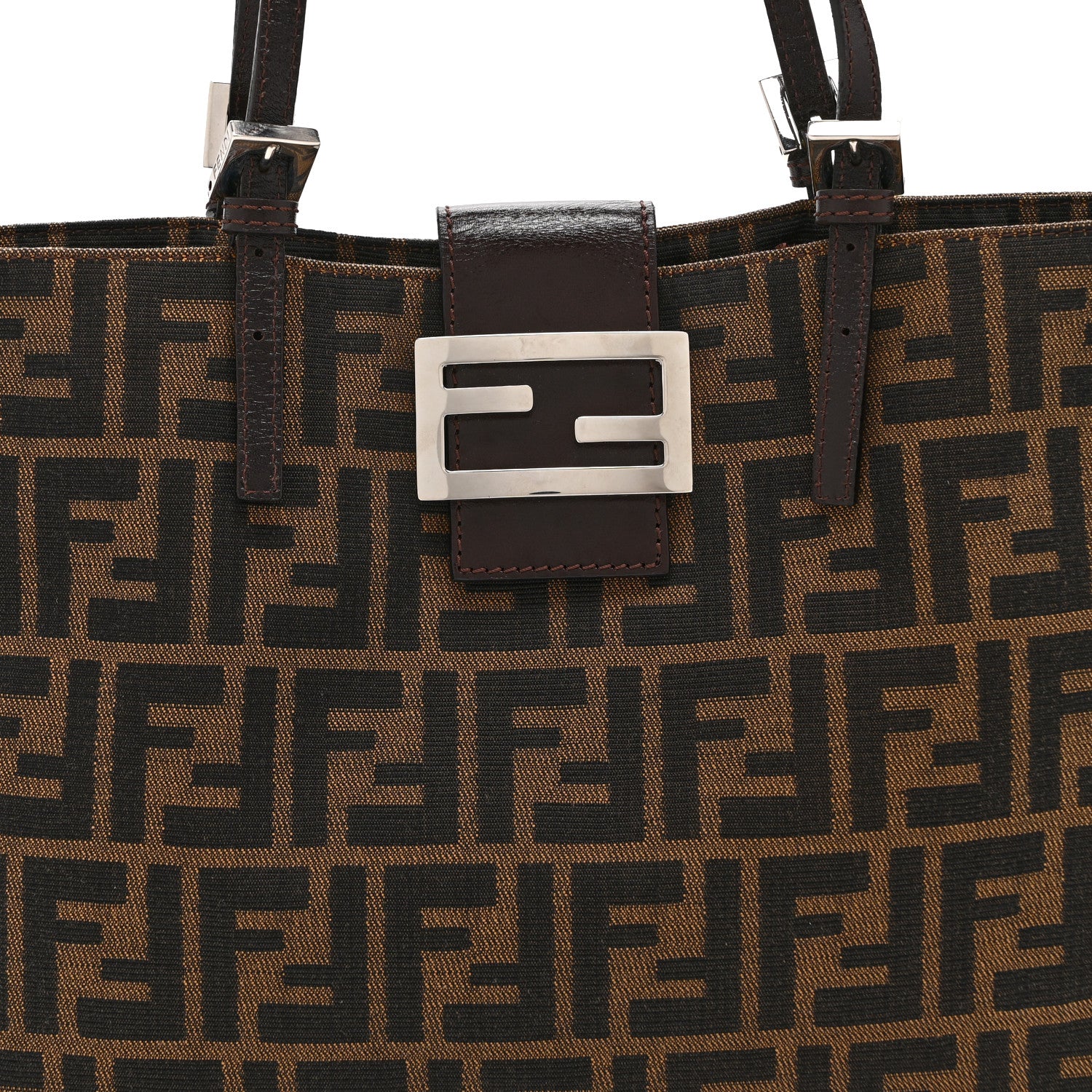 Fendi Zucca Shoulder Bag Tobacco 8 of 10