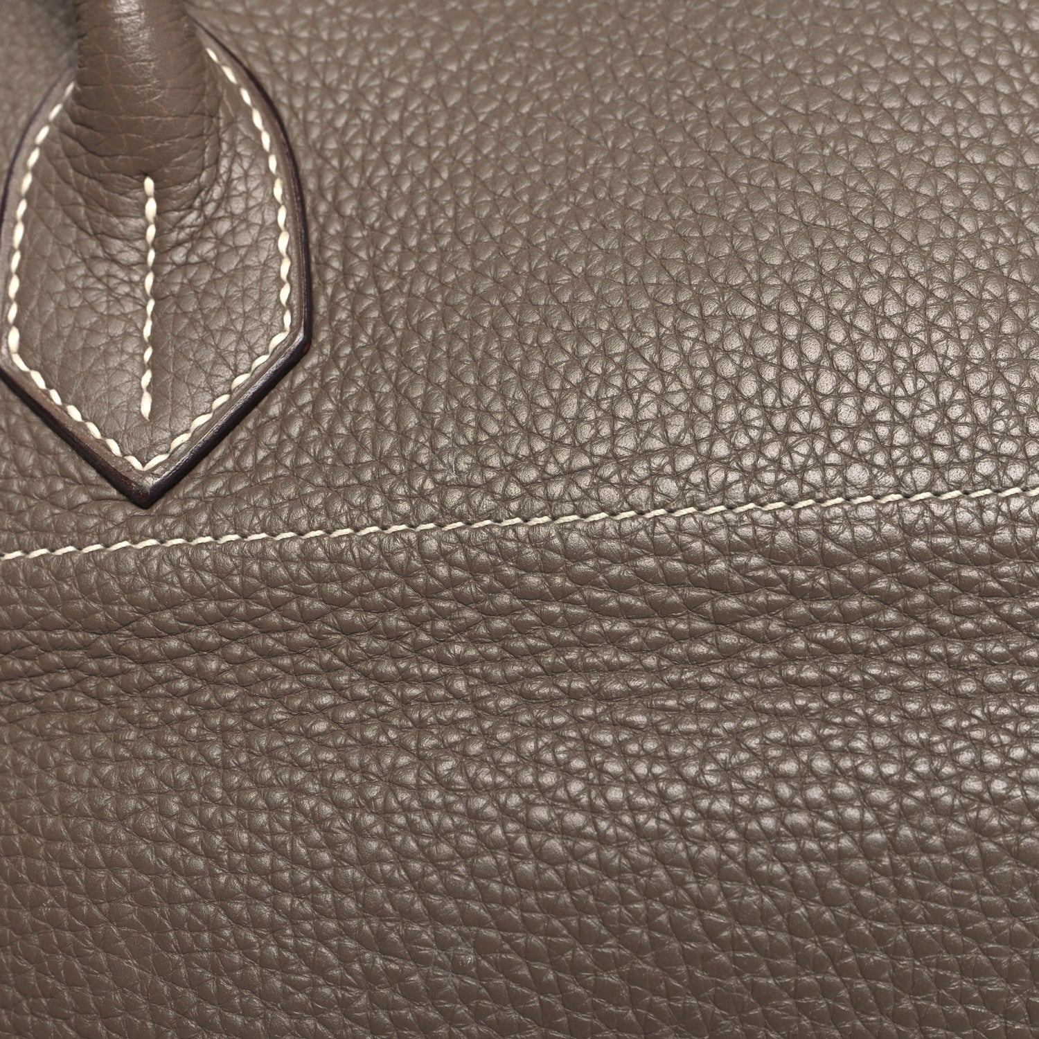 Hermes Taurillon Clemence JPG Birkin 42 Etoupe 18 of 20