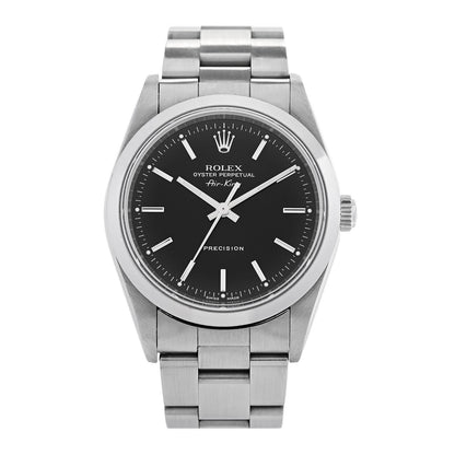 Rolex Stainless Steel 34mm Air-King Oyster Perpetual Precision Watch Black 14000 1 of 4