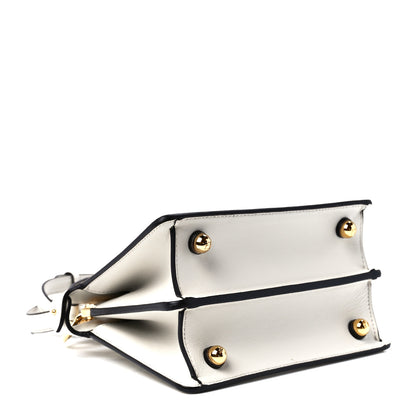 Fendi Shiny Nappa Petite Peekaboo I SEE U Satchel White 4 of 13