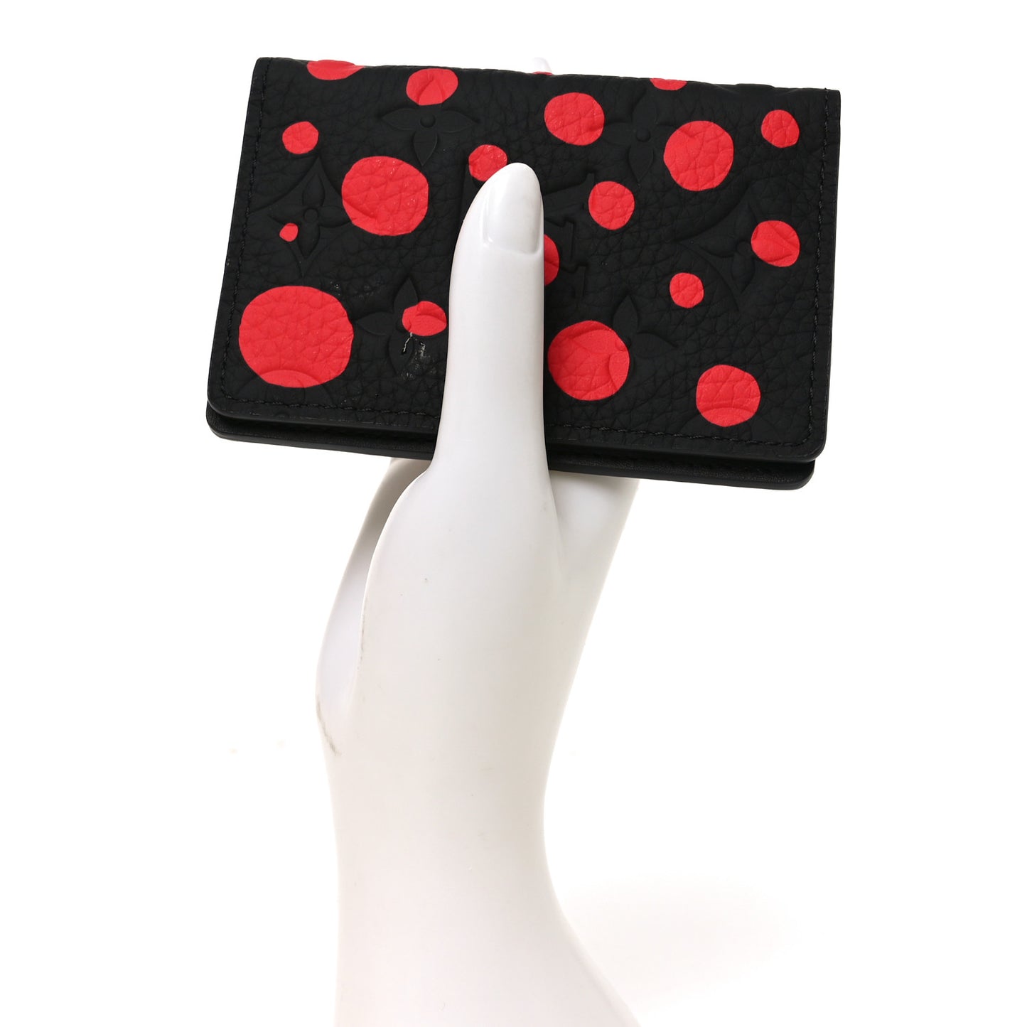 LV X YK Empreinte Pocket Organizer Black Red