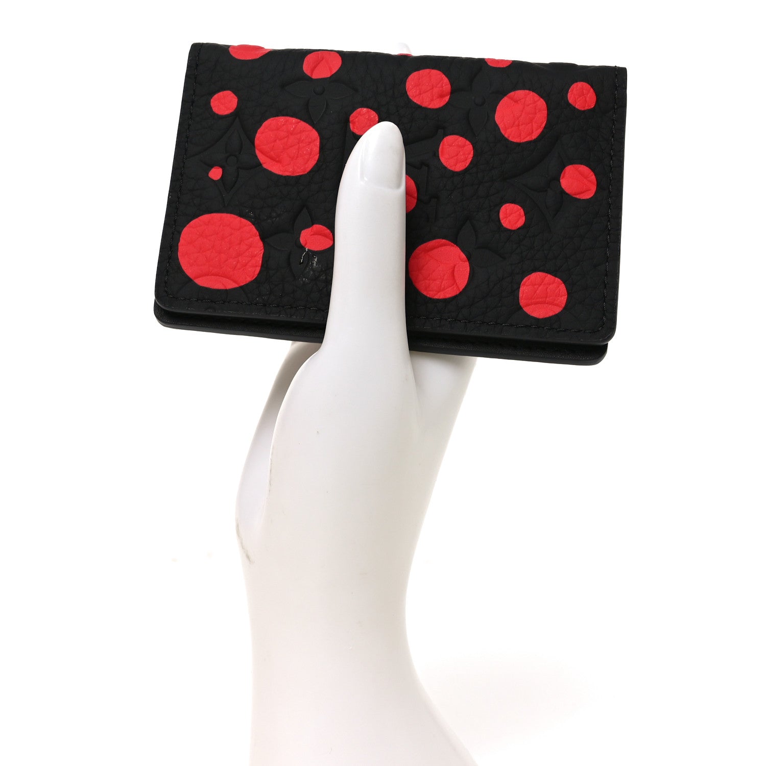 Louis Vuitton LV X YK Empreinte Pocket Organizer Black Red 2 of 7