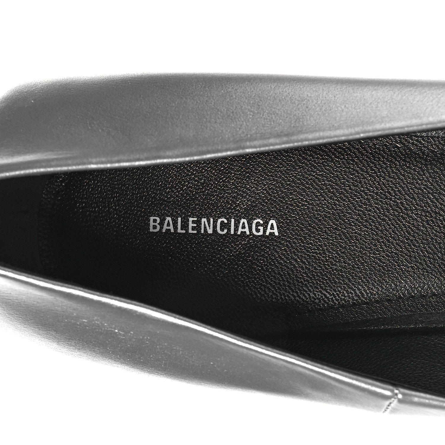 Balenciaga Metallic Nappa Square Knife 80mm Pumps 38.5 Silver 8 of 9